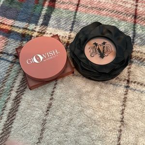 Blush bundle - Glowish 01 Healthy Peach and KVD Honeysuckle